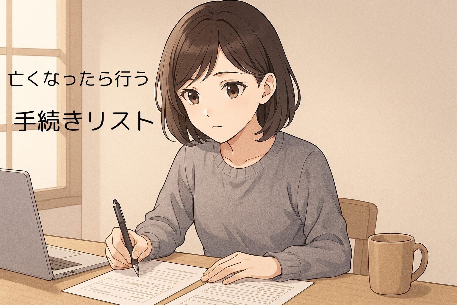 死亡後にやる届け出リスト|いつまでに?どこへ?をやさしく解説